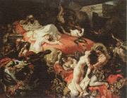 Eugene Delacroix the death of sardanapalus USA oil painting reproduction